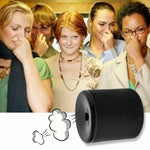 Joke Noise Maker Pocket Prank Device Hand-Pressed Gag Toy for Parties Adults Kids Black Rubber