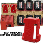 Compact Toolbox and Battery Storage Set