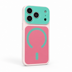 Reinforced-Corner Magnetic Phone Case with Drop Protection & Wireless Charging Alignment for iPhone 13-17 Series