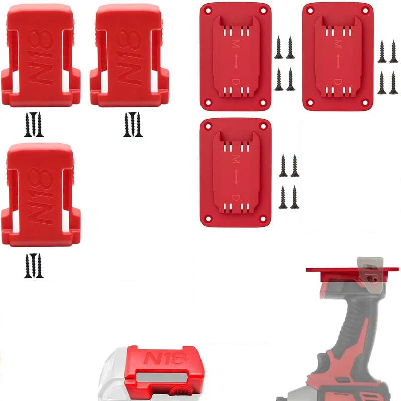 Compact Toolbox and Battery Storage Set