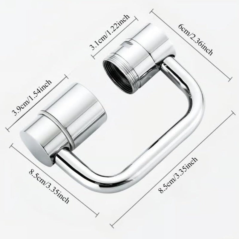 Flexible 360° Rotating Kitchen Faucet Extender