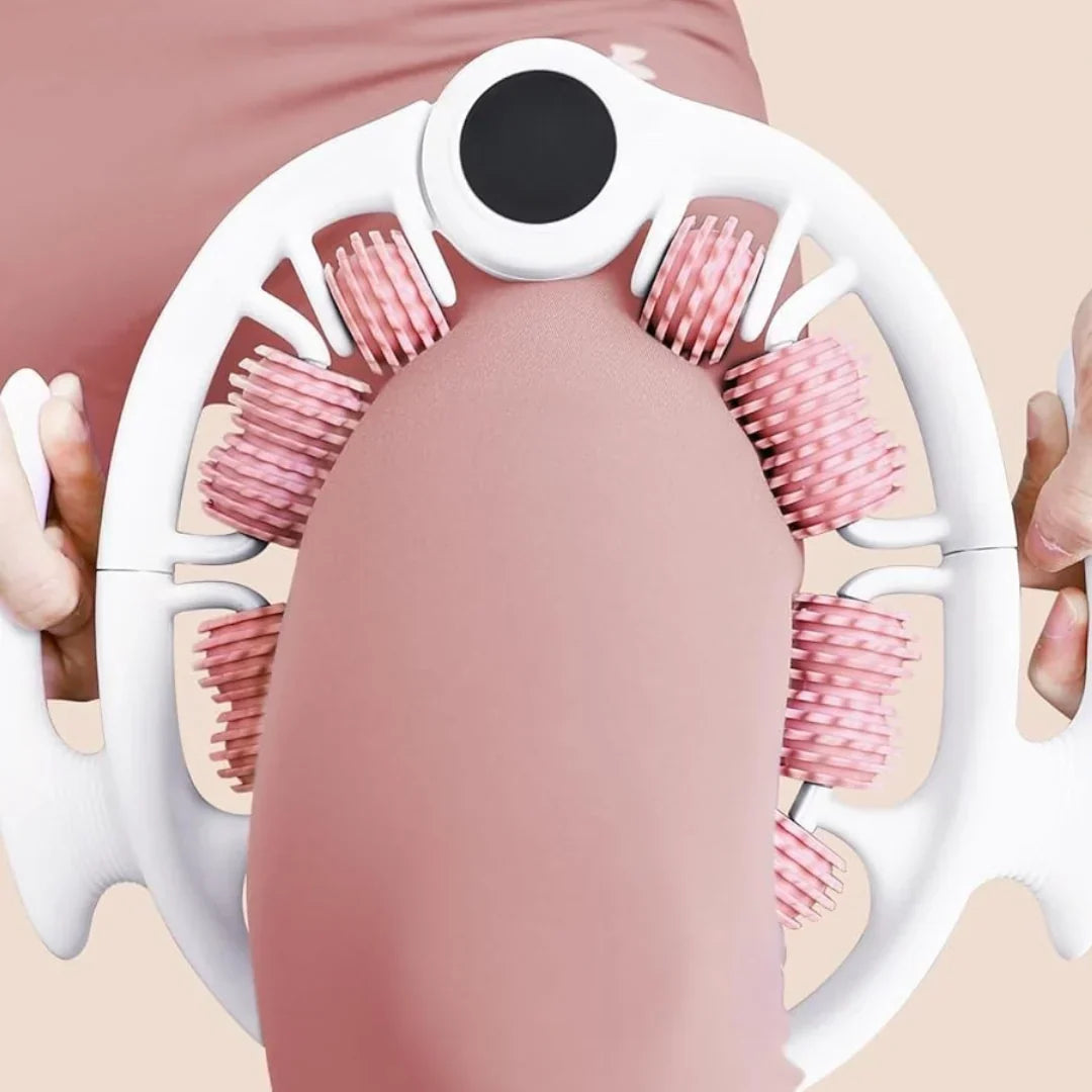 Lymph Drainage Massager Cordless Vibrating Silicone Head Bloating Relief