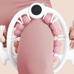Lymph Drainage Massager Cordless Vibrating Silicone Head Bloating Relief