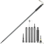 Collapsible Multi-Tool Trekking Stick with Compass, Fire Starter & Survival Accessories for Hiking, Camping & Emergency Preparedness