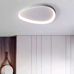 Flush Mount LED Ceiling Light Fixture with Remote Dimmer and Color Temperature Control for Bedroom, Hallway, Living Room – Energy-Efficient