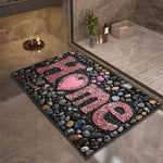 DRYSTONE – Quick Dry Stone Bath Mat Non Slip Bathroom Floor Mat