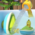 Fun Bath Toys with Rubber Ducks and Soft Sprayer