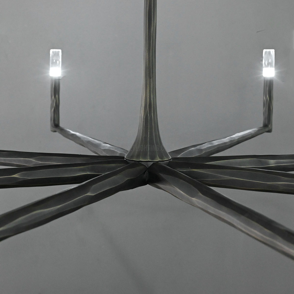 Handcrafted Metal Circle Chandelier Statement Lighting for Dining Room & Foyer 36-72 Inch