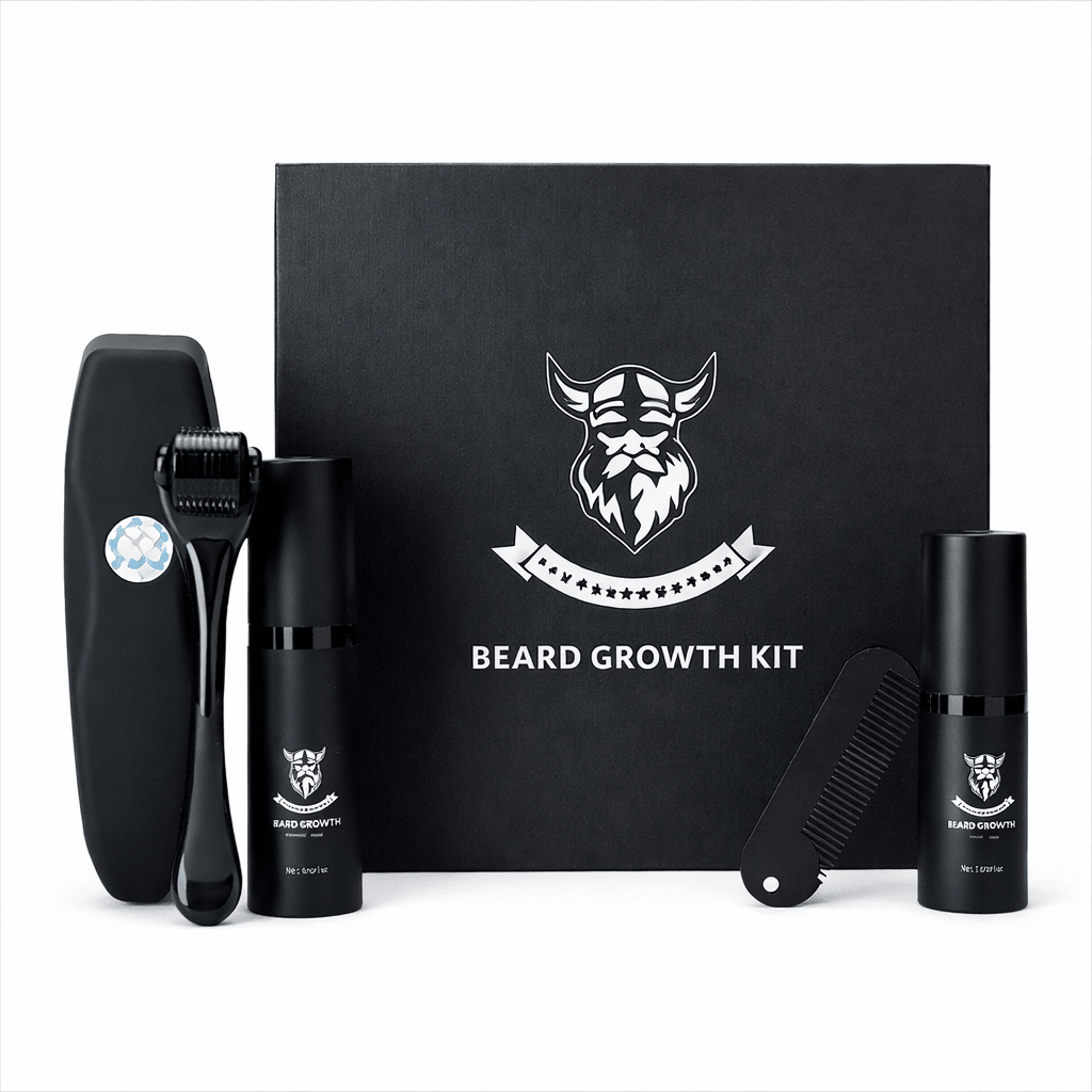 MANEBEARD – Beard Growth Kit with Microneedle Technology for Fuller Beard Development