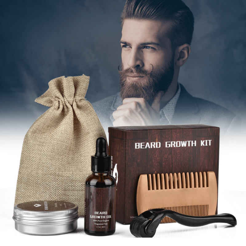 MANEBEARD – Beard Growth Kit with Microneedle Technology for Fuller Beard Development