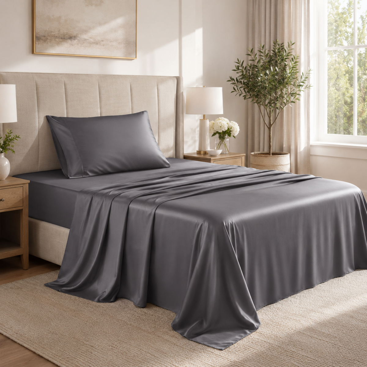 Bamboo Bliss | Bamboo Bedding Set with Cooling Technology | Soft, Breathable Sheets for Luxurious Sleep