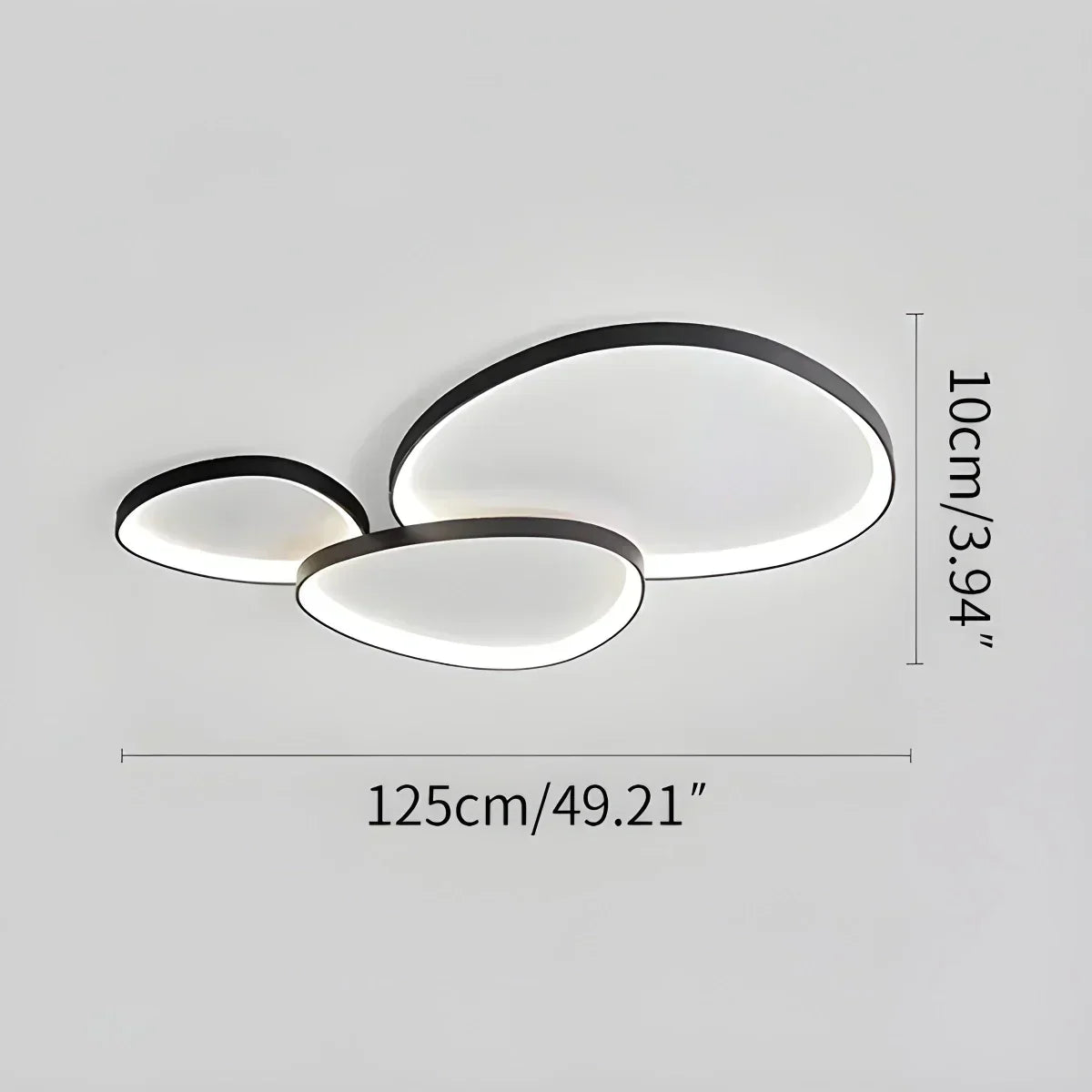 Flush Mount LED Ceiling Light Fixture with Remote Dimmer and Color Temperature Control for Bedroom, Hallway, Living Room – Energy-Efficient