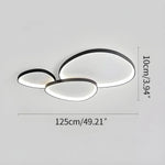 Flush Mount LED Ceiling Light Fixture with Remote Dimmer and Color Temperature Control for Bedroom, Hallway, Living Room – Energy-Efficient