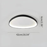 Flush Mount LED Ceiling Light Fixture with Remote Dimmer and Color Temperature Control for Bedroom, Hallway, Living Room – Energy-Efficient