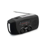 Portable Solar Emergency Radio with Hand Crank Charger