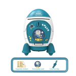Rocket Shaped Coin Bank