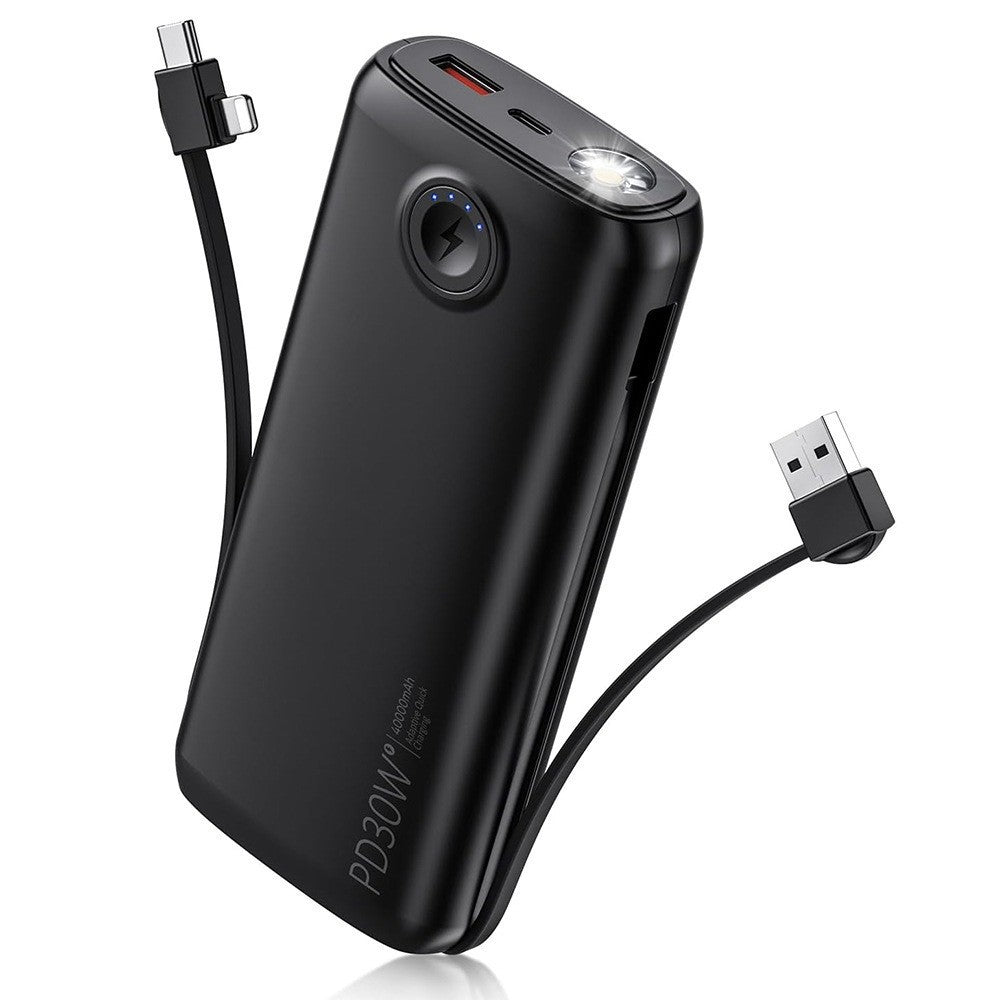 Dotisk Portable Power Bank 20000mAh with Digital Display & LED Flashlight – Fast Charging Portable Charger, Best Power Bank for iPhone