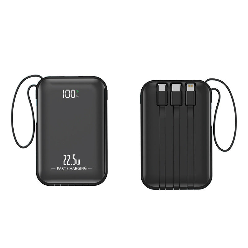 Dotisk Best Power Bank | Best Portable Charger with Fast Charging & Built-in Cables | Portable Power Bank for iPhone, Samsung & Android