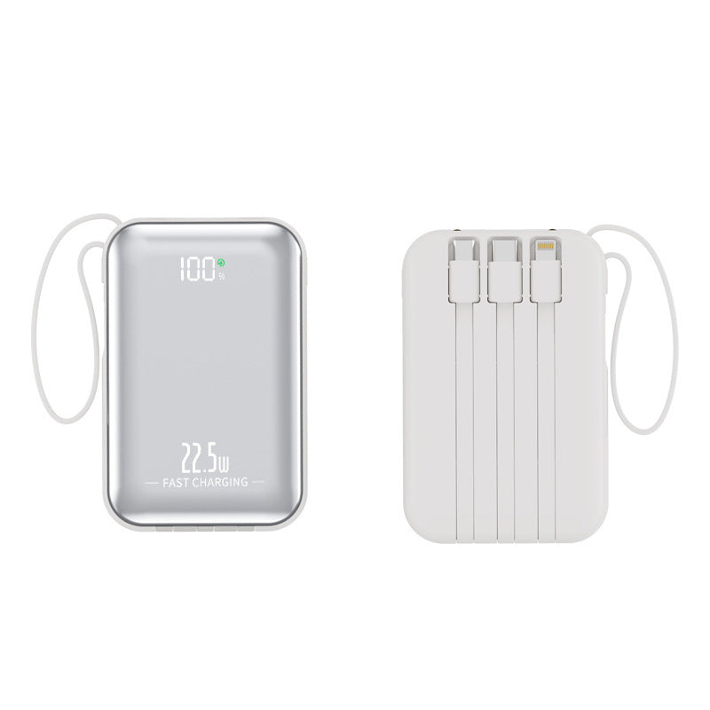 Dotisk Best Power Bank | Best Portable Charger with Fast Charging & Built-in Cables | Portable Power Bank for iPhone, Samsung & Android