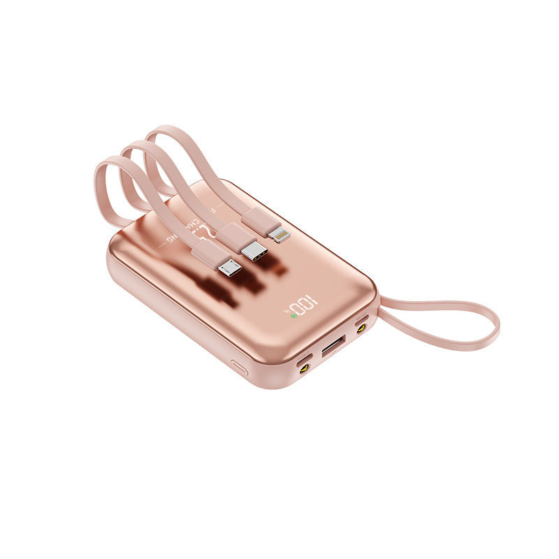 Dotisk Best Power Bank | Best Portable Charger with Fast Charging & Built-in Cables | Portable Power Bank for iPhone, Samsung & Android