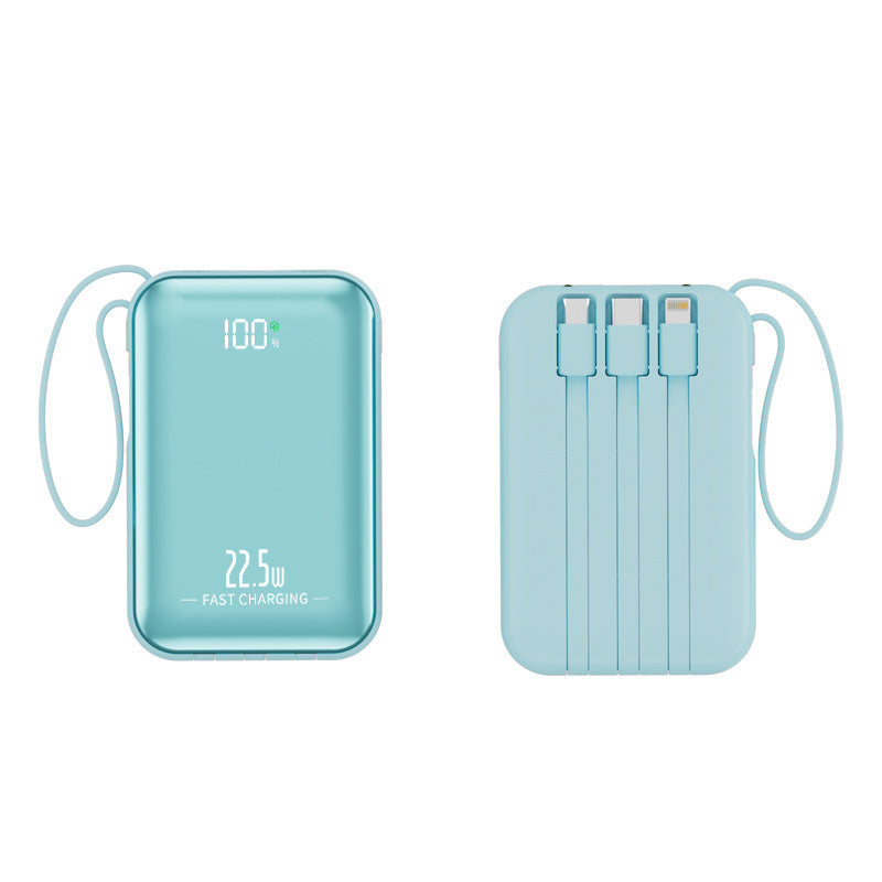 Dotisk Best Power Bank | Best Portable Charger with Fast Charging & Built-in Cables | Portable Power Bank for iPhone, Samsung & Android
