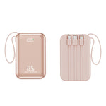 Dotisk Best Power Bank | Best Portable Charger with Fast Charging & Built-in Cables | Portable Power Bank for iPhone, Samsung & Android