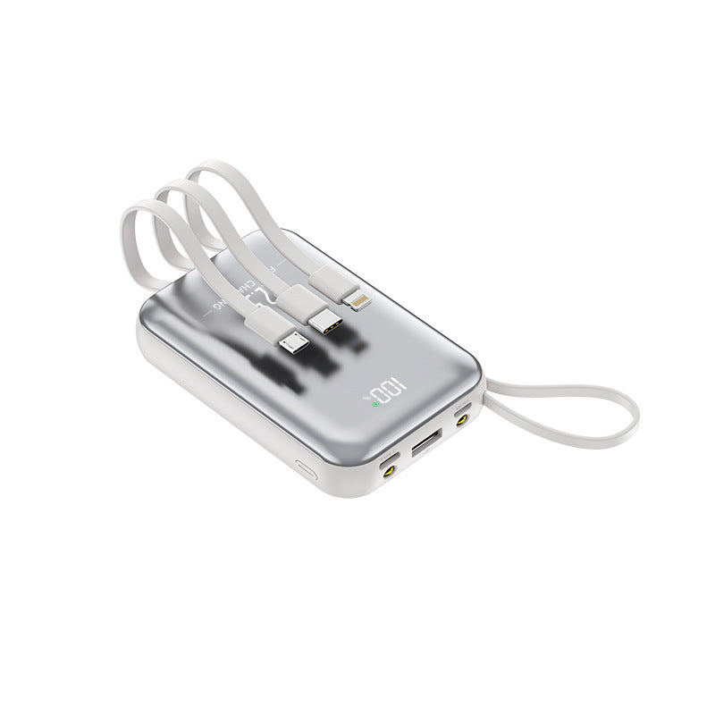 Dotisk Best Power Bank | Best Portable Charger with Fast Charging & Built-in Cables | Portable Power Bank for iPhone, Samsung & Android