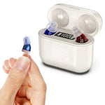 Rechargeable Hearing Amplifier Device – Discreet In-Ear Sound Enhancer for Seniors & Adults with Mild to Moderate Hearing Loss