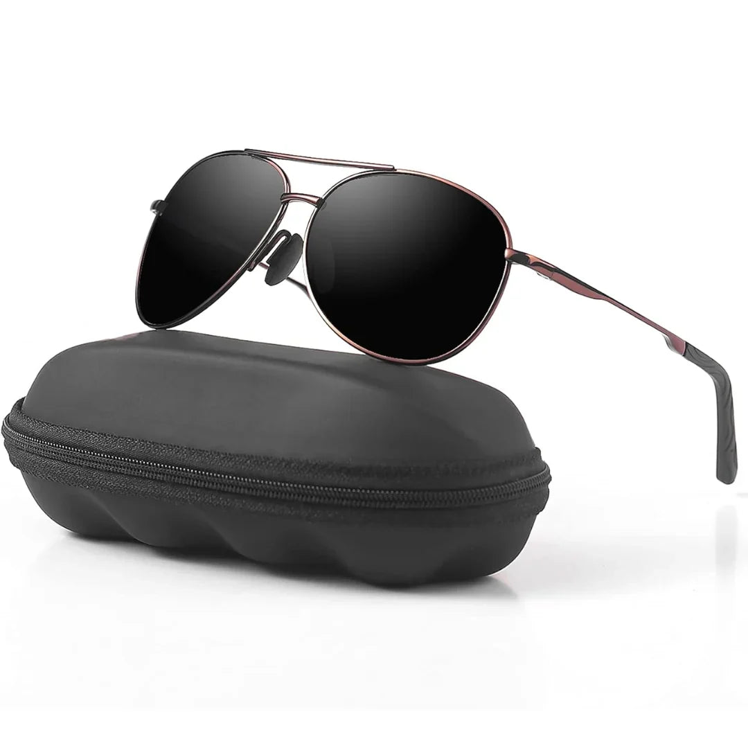 Polarized Aviator Sunglasses with UV400 Protection