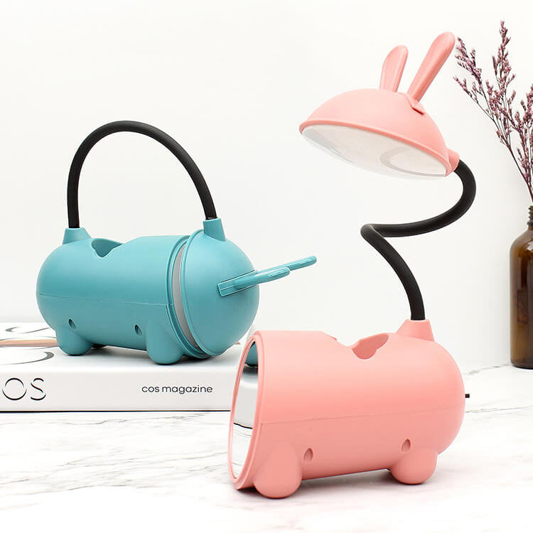 Fun Kids Night Light Lamp with USB Charger & Storage