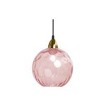 Textured Glass Globe Hanging Light 7.9 Inch Dining Room Island Fixture Adjustable Height Modern Sphere Pendant Minimalist Ceiling Lamp for K