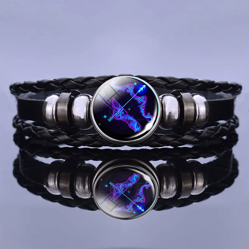 Blue Gemstone Beaded Bracelet