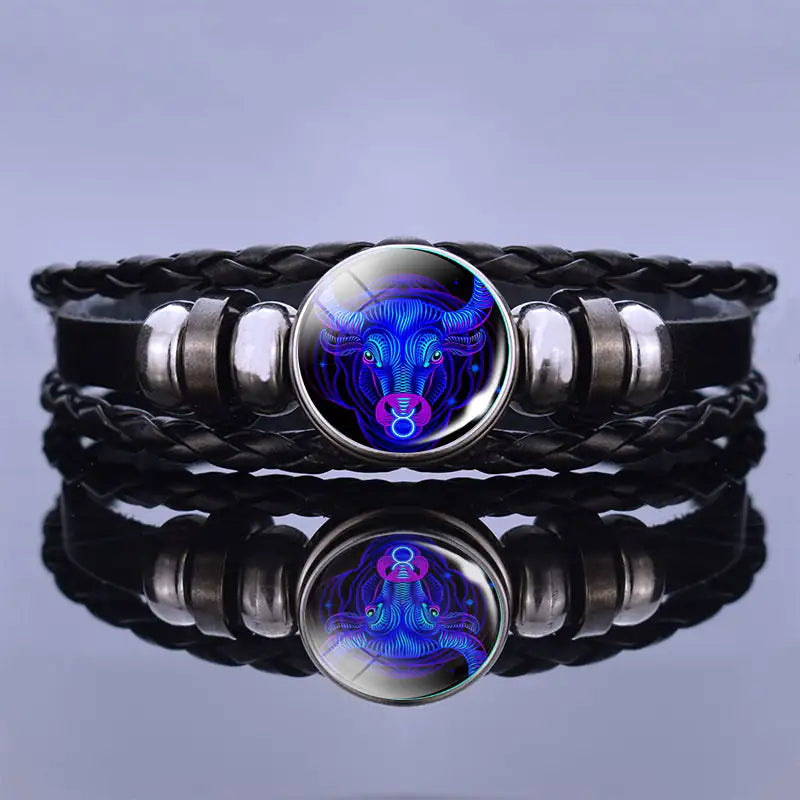 Blue Gemstone Beaded Bracelet