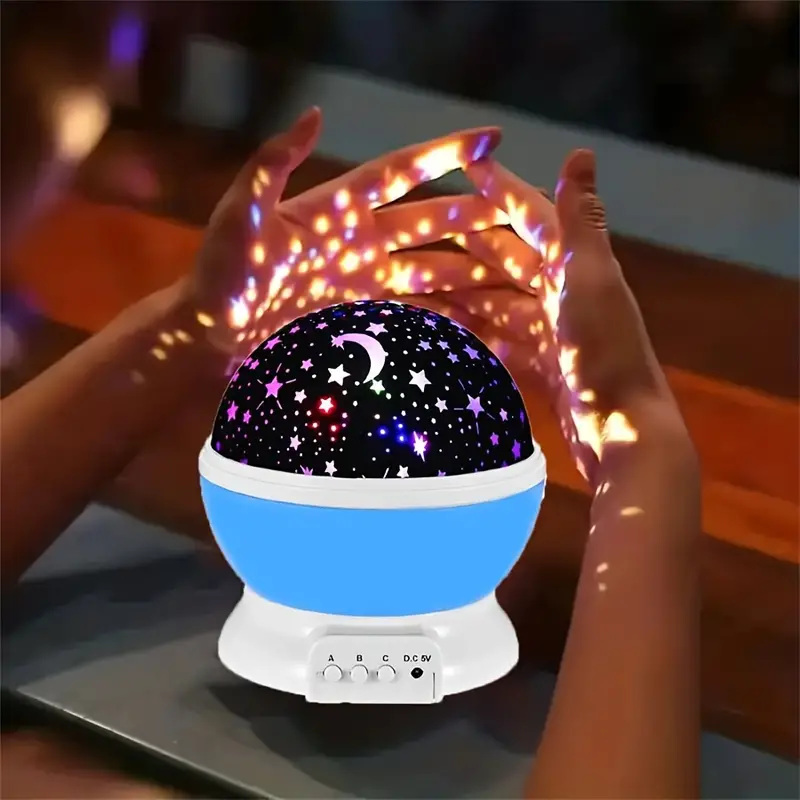 Colorful Star Night Light Projector with Changing Colors
