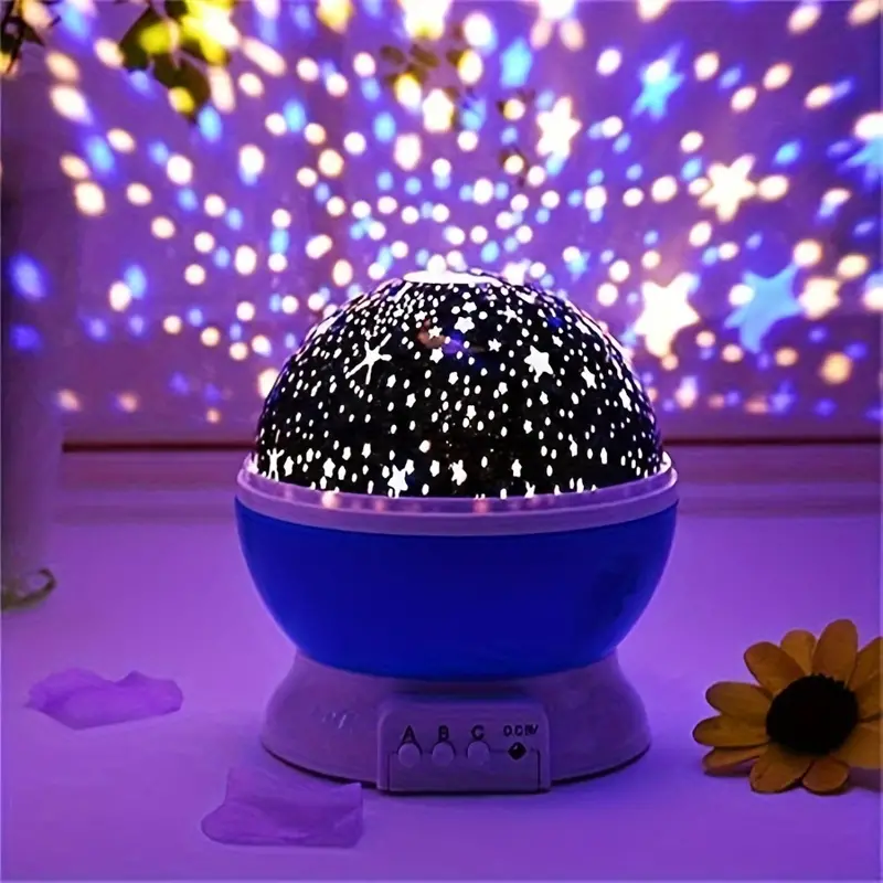 Colorful Star Night Light Projector with Changing Colors