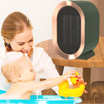 Compact Electric Space Heater with Digital Thermostat