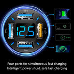Quick 4 Port USB Car Charger Adapter