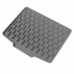 Silicone Dish Drying Mat – Heat-Resistant Kitchen Countertop Protector for Dishes & Cookware, Non-Slip Draining Pad, Dishwasher Safe
