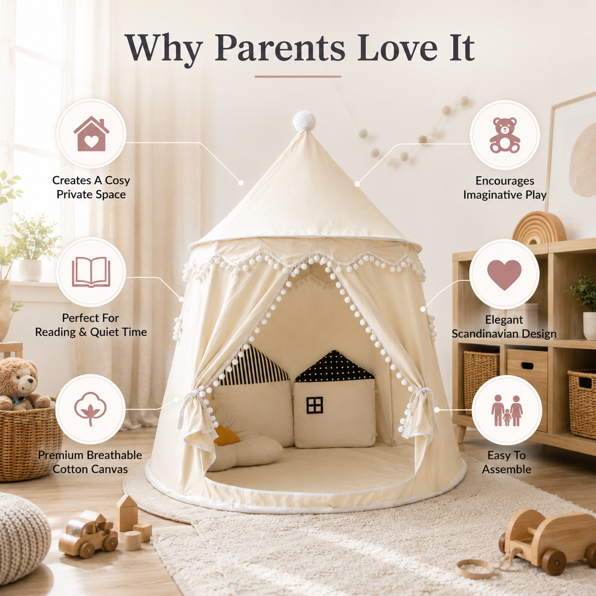 Canvas Play Teepee