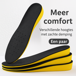 Invisible Height Boost Insoles for Men & Women – Silicone Shoe Lifts with 3 Lift Options for Dress Shoes, Sneakers & Boots