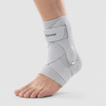 Adjustable Ankle Support Brace with Side Stabilizers for Sports Recovery and Joint Protection