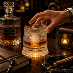 SpinSpirit™ – Crystal Whiskey Glass