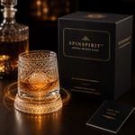 SpinSpirit™ – Crystal Whiskey Glass
