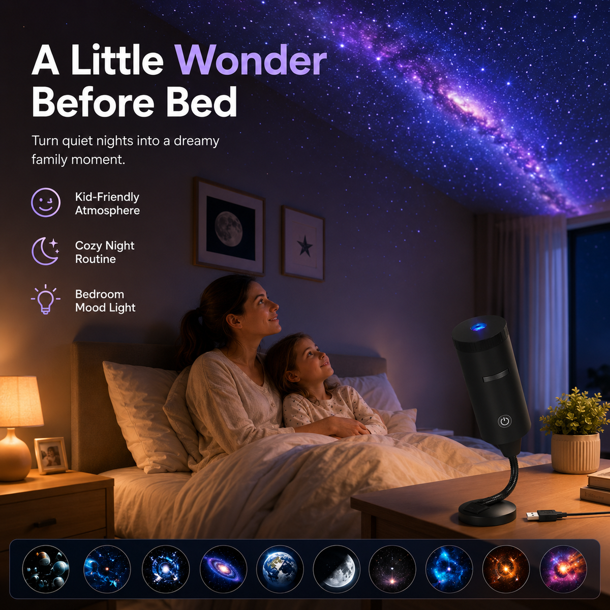 Plug and play HD star projecto