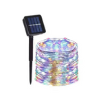 Solar String Lights Outdoor Water-Resistant 8 Modes Flexible Copper Wire LED Fairy Lights for Patio Garden Deck Fence Party Decor Year-Round