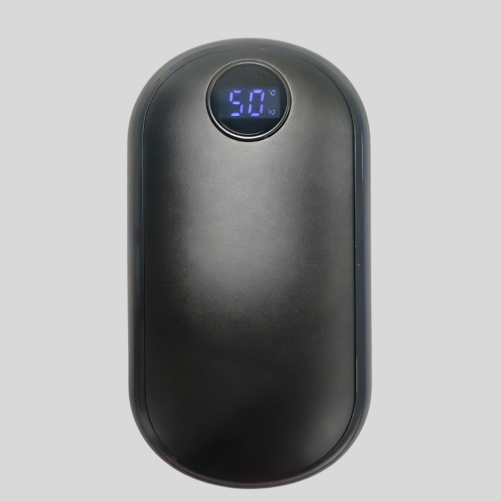 Compact Electric Hand Warmer Set with Rechargeable Battery for Portable Warmth