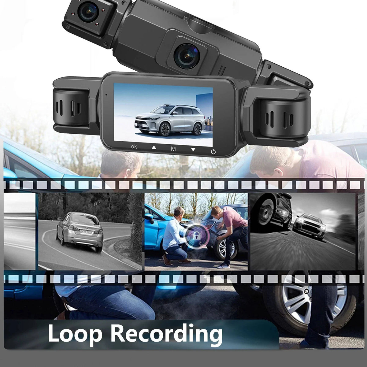 4-Camera Dash Cam System