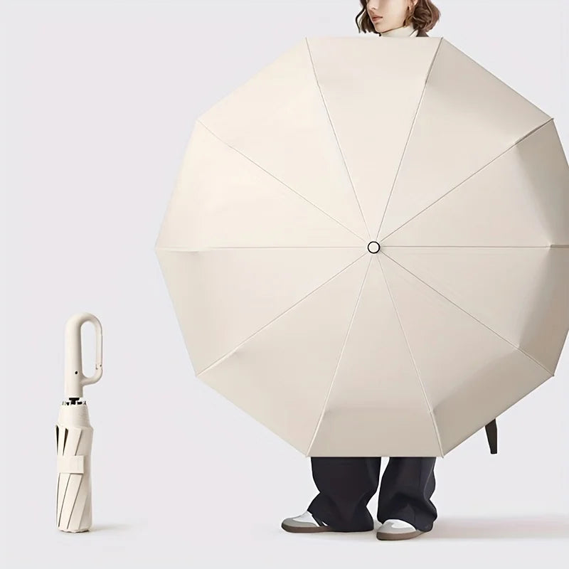 Sun Umbrella with UPF50 UV Protection, Compact UV Umbrella for Travel and Rain, Lightweight Windproof Mini Umbrella