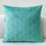Cove Velvet Shell Cushion Cover - Soft Plush, Coastal Design