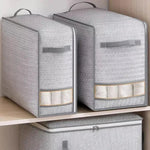 Cozy Quilt Blanket Storage Bag - Durable Fabric, Space-Saving Design